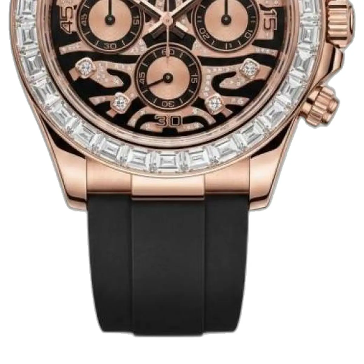 Rolex Daytona Oysterflex Eye Of Tiger Copper - strap