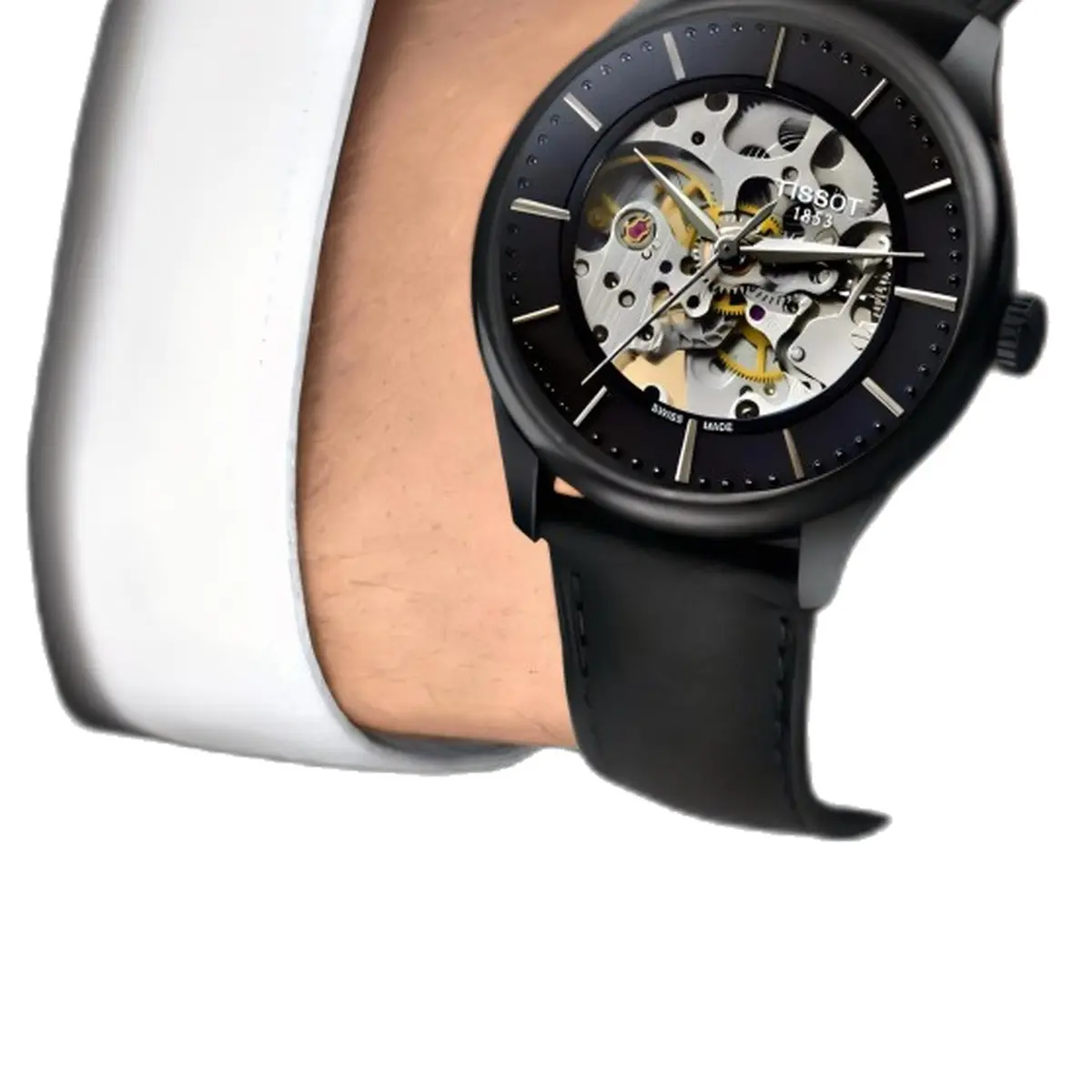 Tissot 1853 Chemin Skeleton - strap