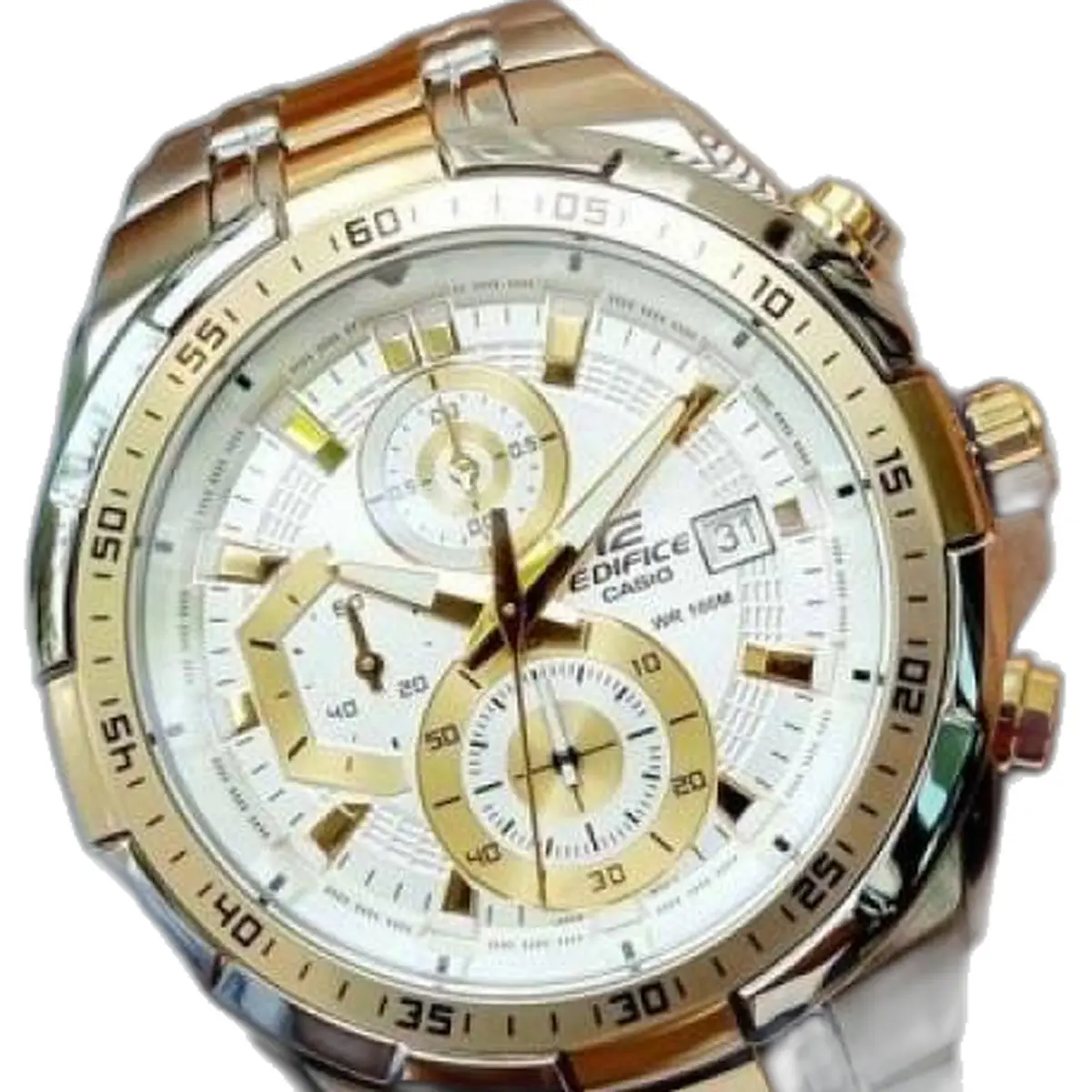 Edifice chain 052 - dial close-up