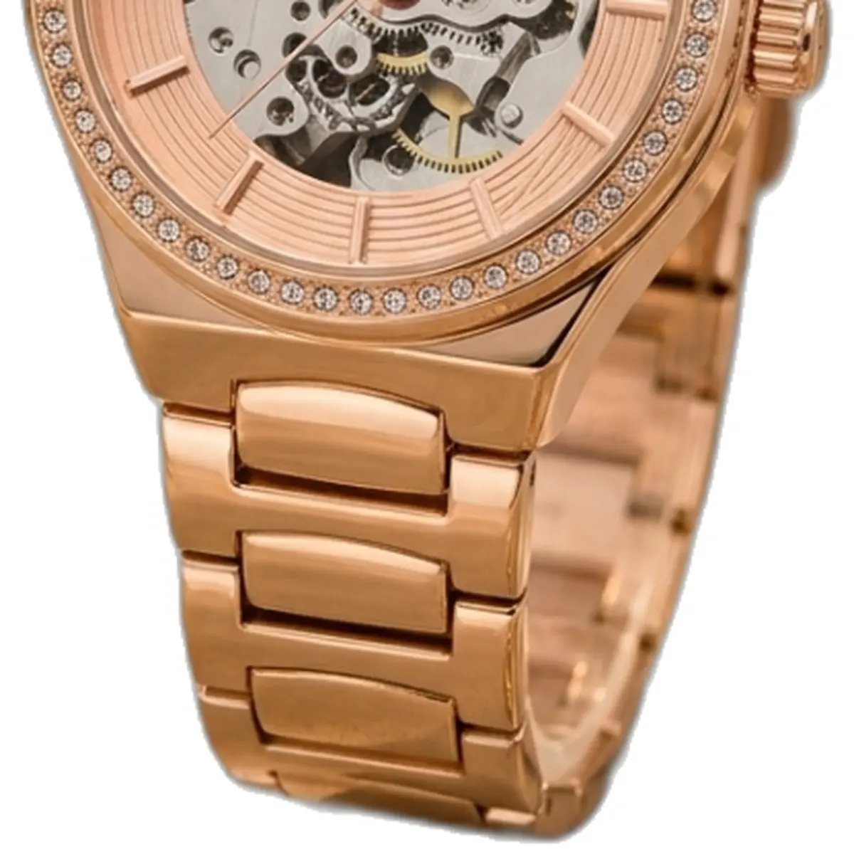 Fossil Eevie Automatic Copper-Pink - strap