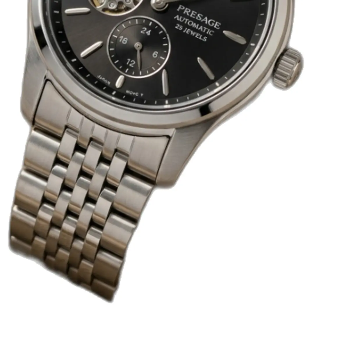 Seiko presage SPB471 Automatic silver Black - strap