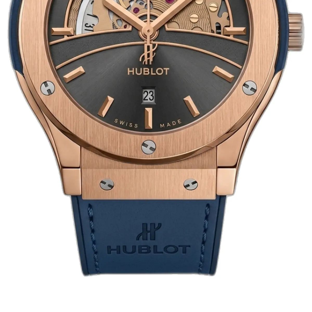 Hublot Big Bang Tourbillon Blue Leather - strap