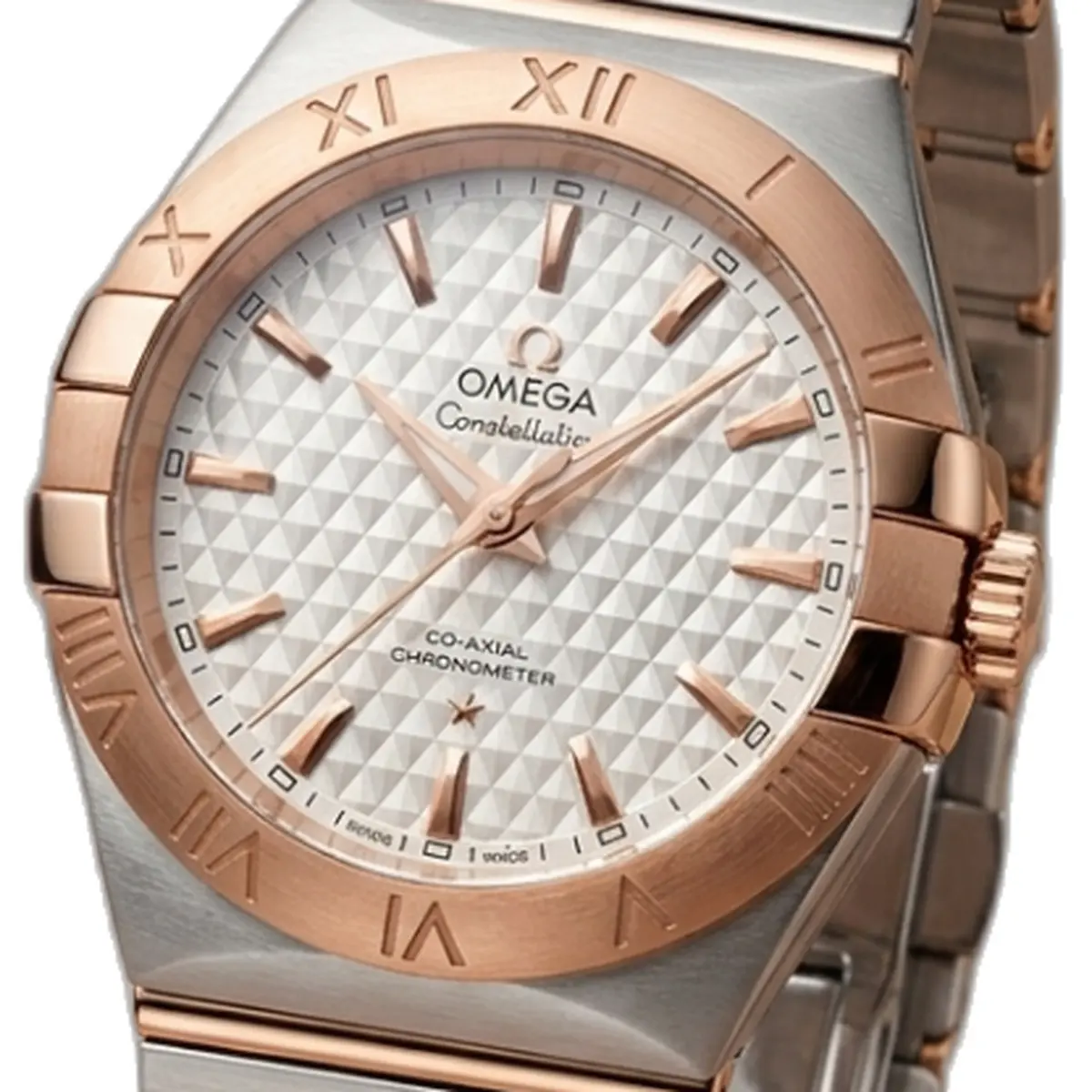 Omega Constellation Sedna 2Ton Copper Grey Womens - dial close-up