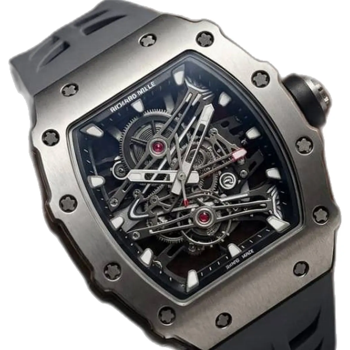 Richard Mille Rafael Nadal Grey - dial close-up