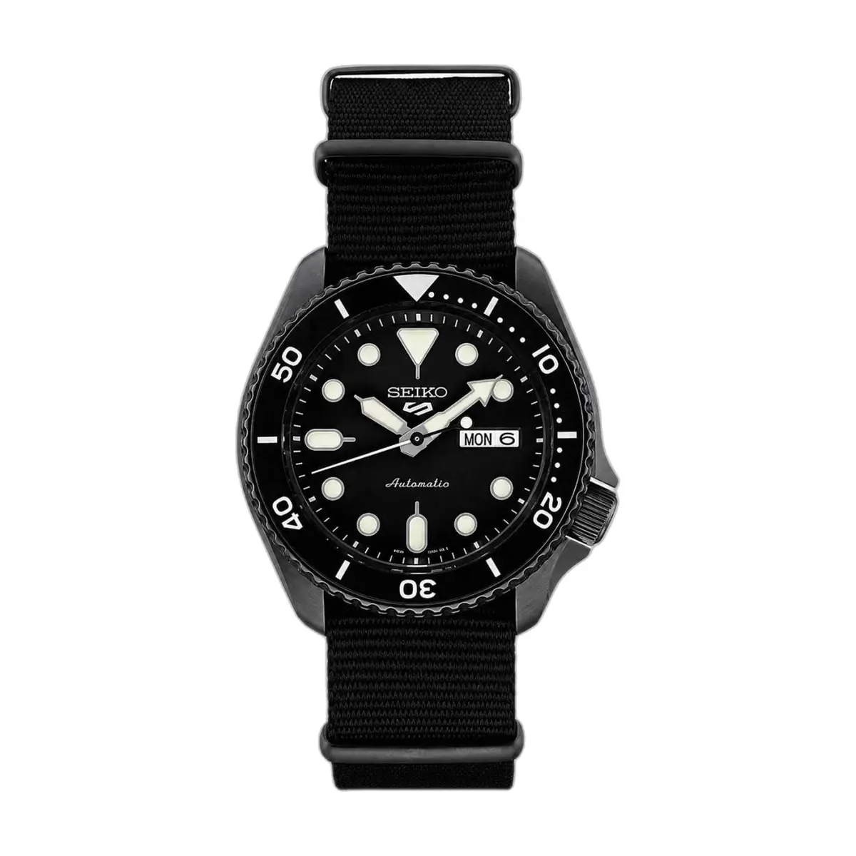 Seiko 5 Sports SRPD79K1 Black - front view