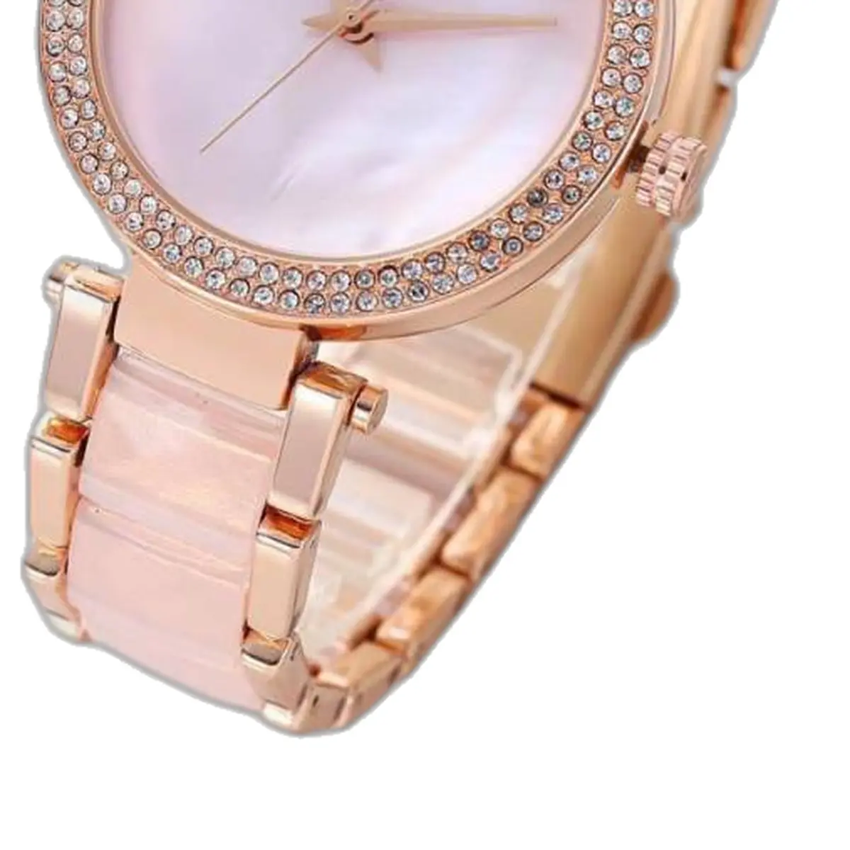Michael Kors Parker Pave Pink - strap