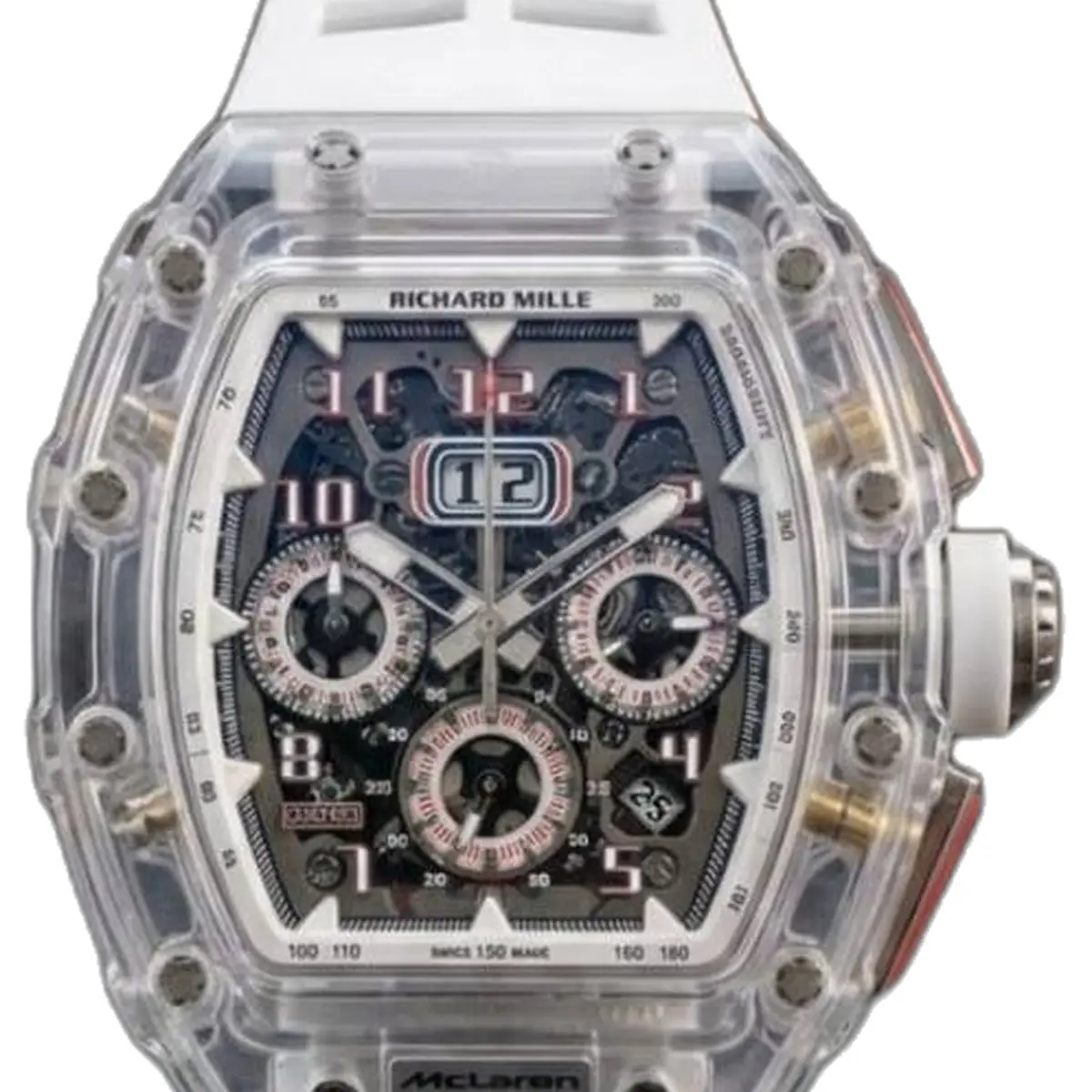 Richard Mille RM 50-03 Tourbillon White - dial close-up