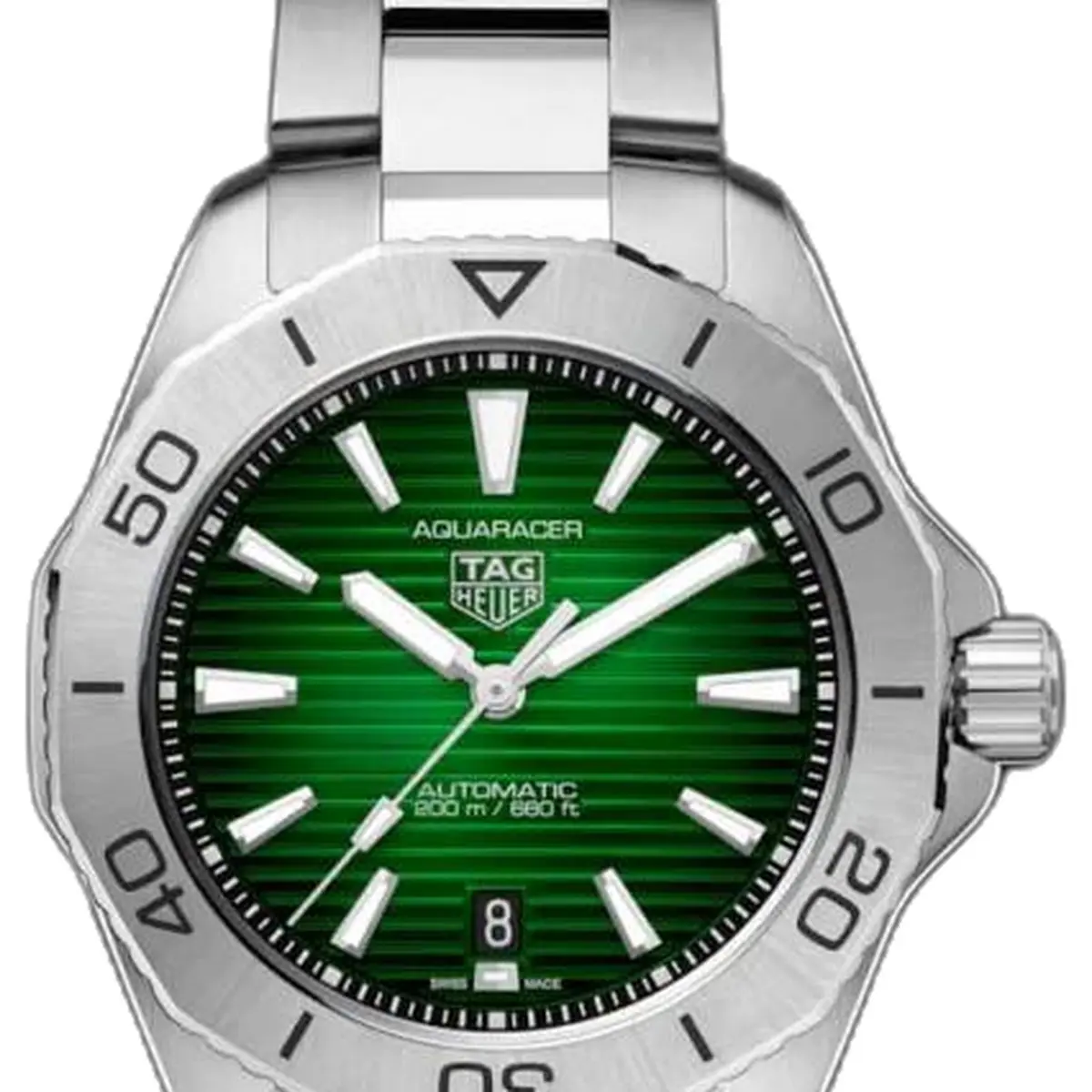 Tag Aquaracer Professional 200 Date Automatic - dial close-up