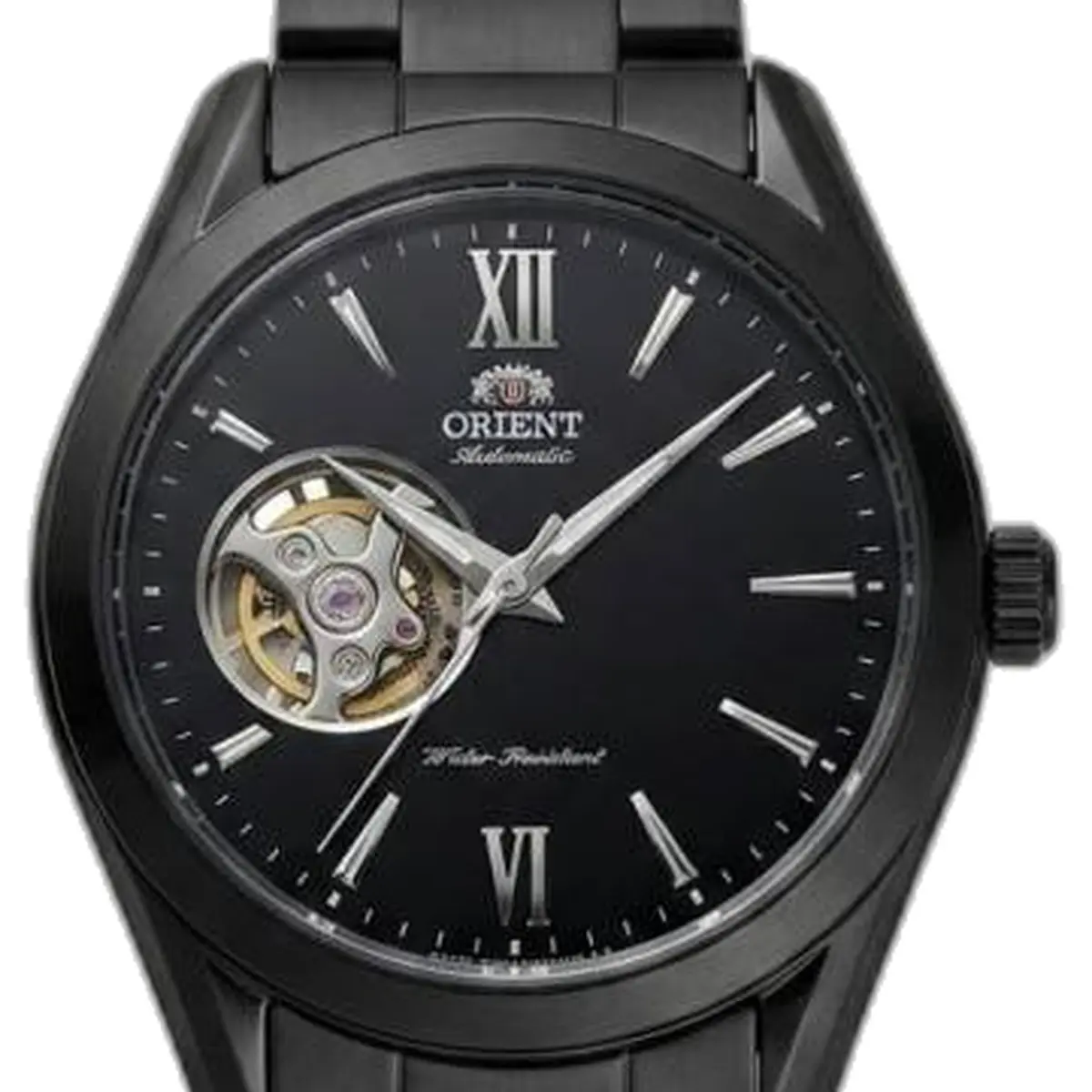 Orient Bambino Open Heart - dial close-up