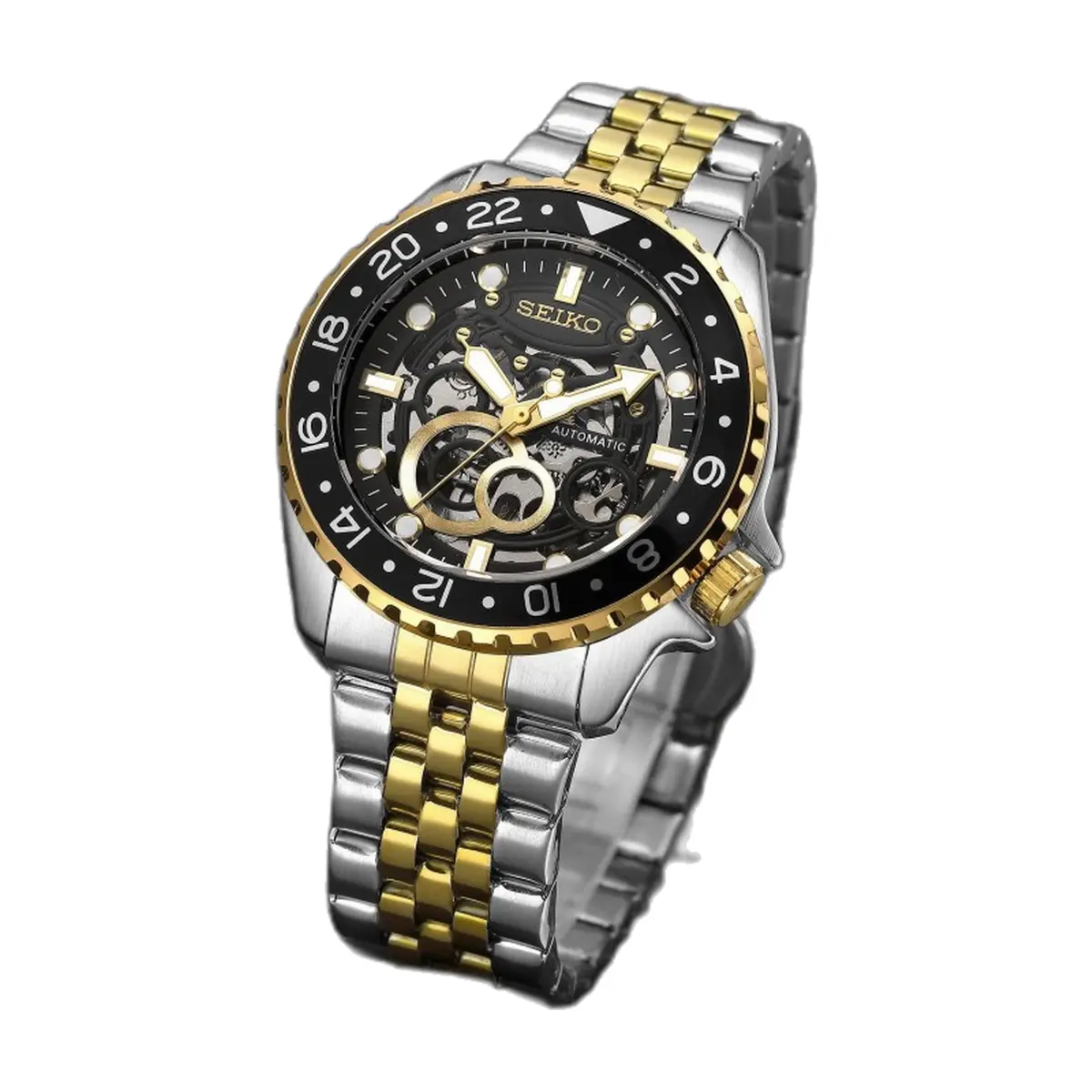 Seiko Automatic SilverGold - front view