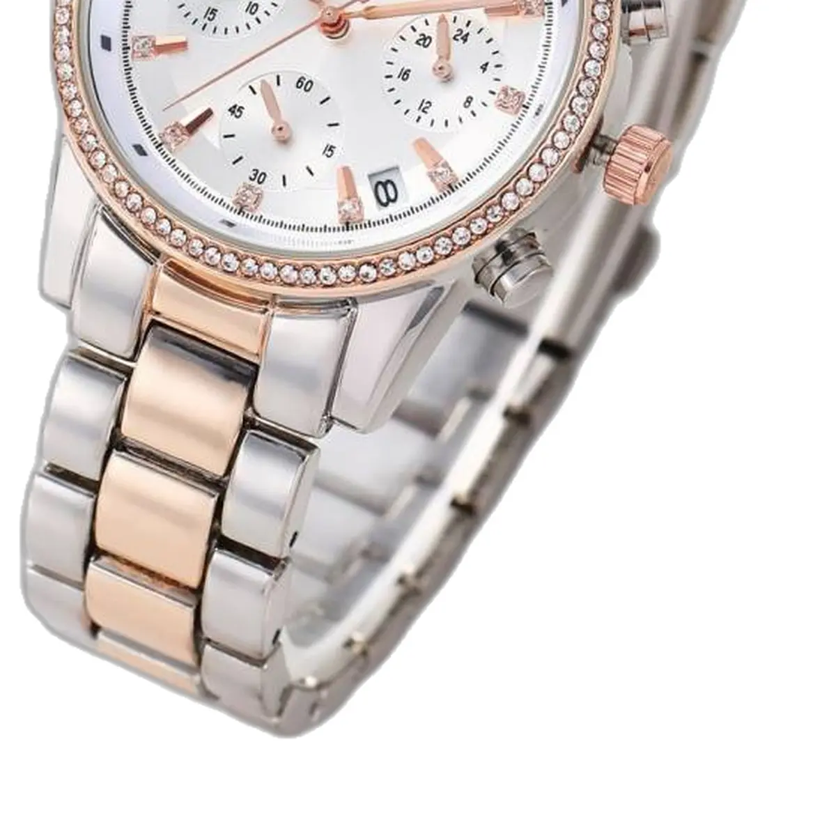 Michael Kors Bryant Chronograph 2Ton-Copper-White - strap