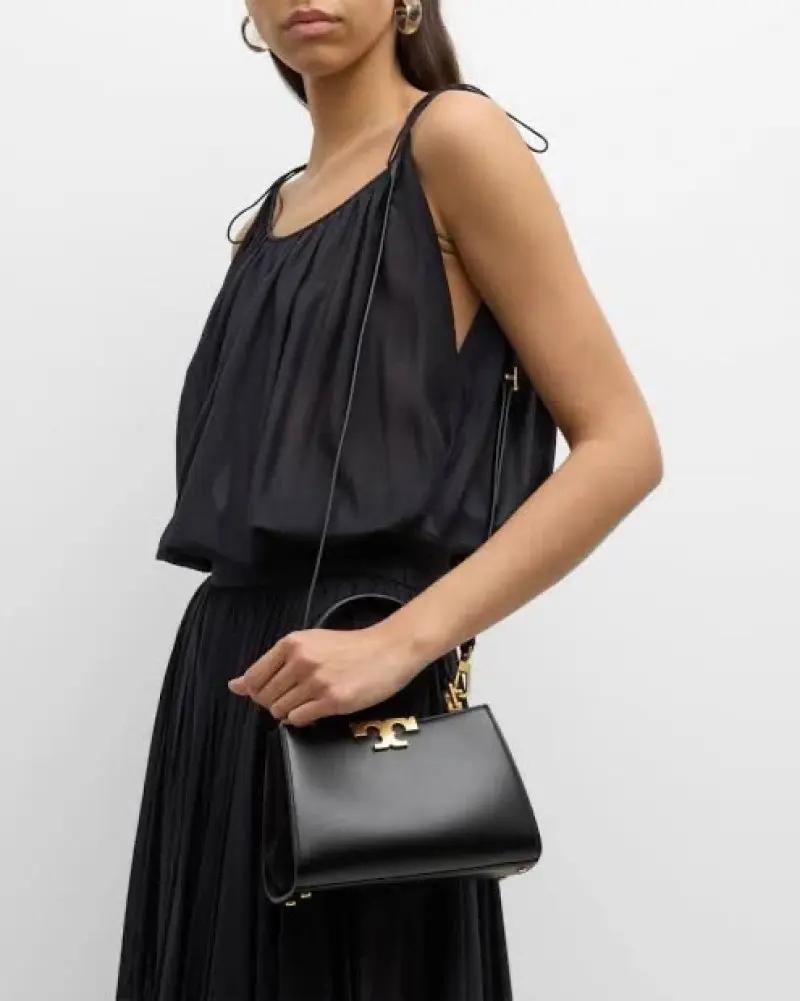 Tori Burch Mini Eleanor Satchel Bag With Box - Image 3