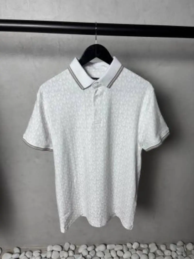 Michae- Kors White Monogram Polo T Shirt 1035. Sale-offer VS1000 - Image 2