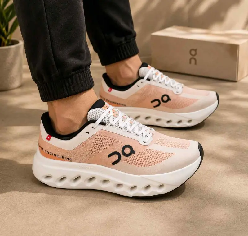 On Cloudsurfer Next Tangerine Ivory 6069 - Image 3
