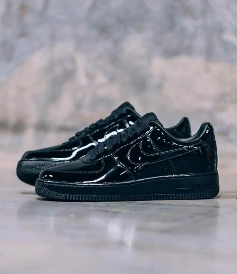 Nike Airforce 1 07 Black Patent 2617