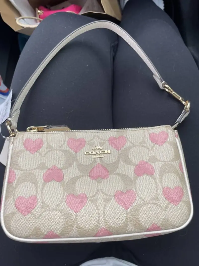 Coach Nolita 19 Heart Edition With Original DustCover CarryBag - Image 7