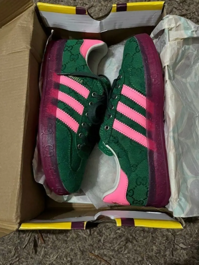 Adidas x gazellee green pink fix - Image 5