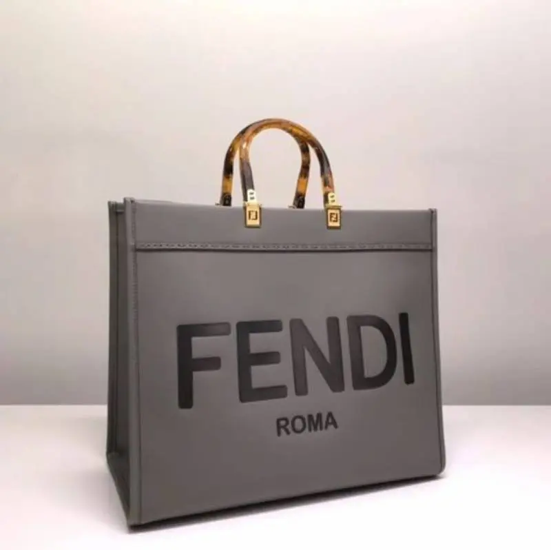 Fendi Sunshine Shopper Tote Large Size With FendyCharm LongBelt - Image 4