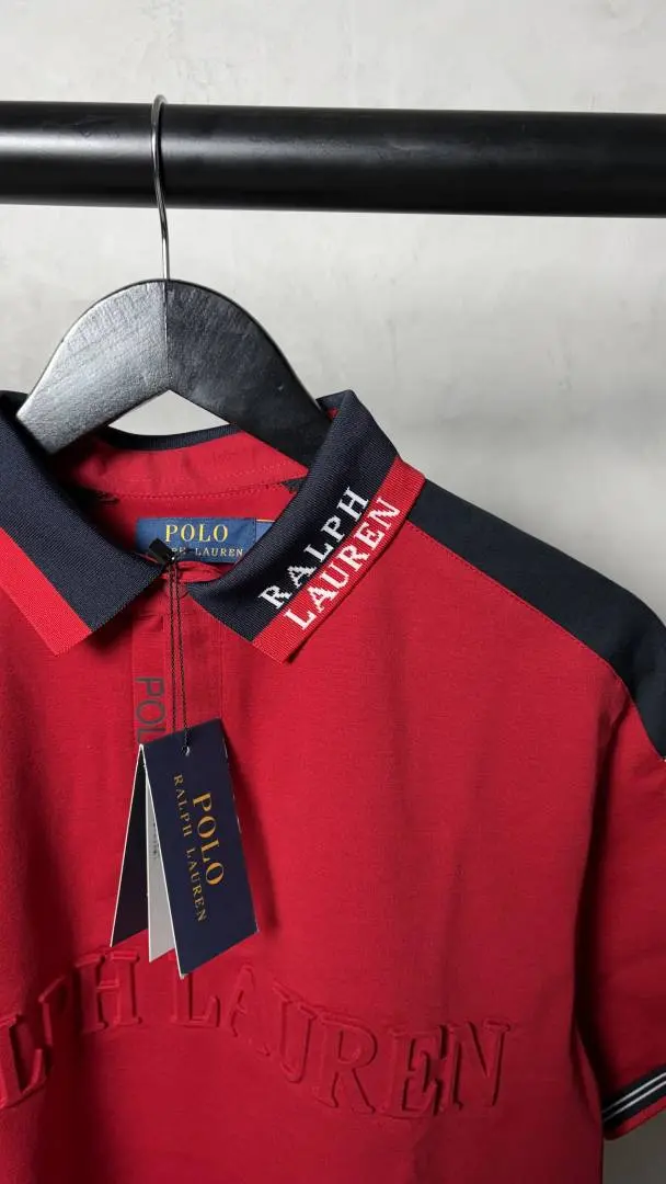 Ralph Lauren Embossed Signature Polo T-Shirt With OV Box1315 - Image 3