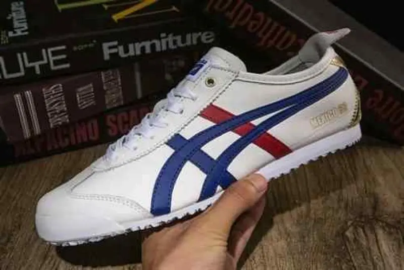 Onitsuka Tiger Mexico 66 White Blue Gold - Image 4