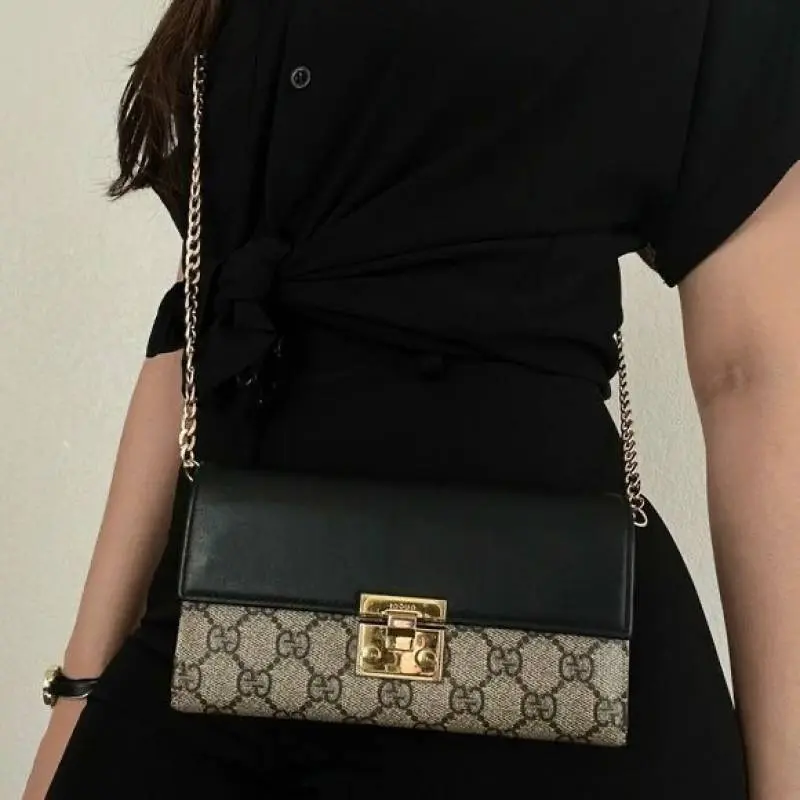 Gucci 72 Padlock Chainwallet With OriginalBox DustCover