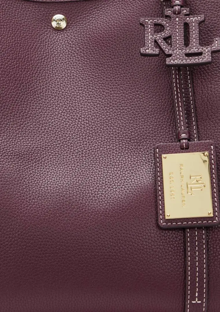 Ralph Lauren Pebbled Leather Large Emerie Tote - Image 5
