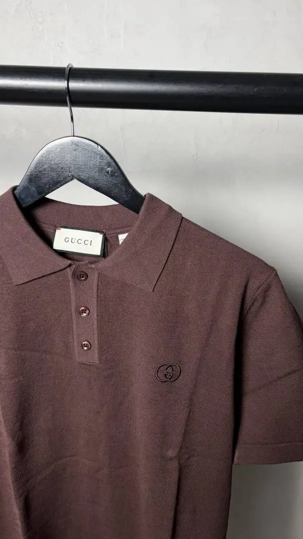 Gucci Premium Knit Polo T-Shirt 1781 - Image 5