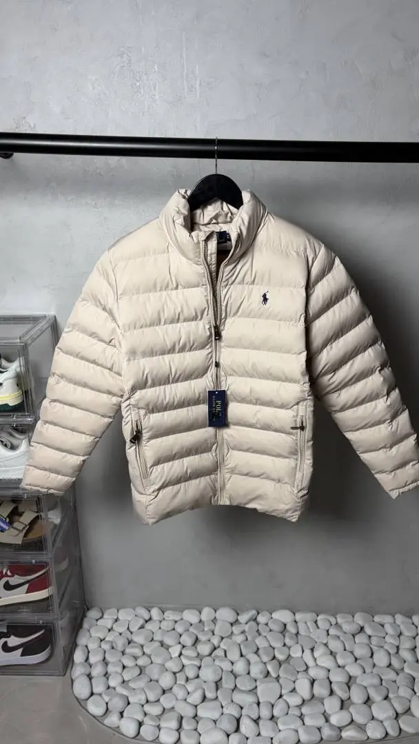 Polo Ralf Lauren Quilted Puffer Jacket Cream 1012