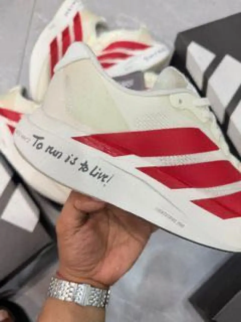 Adidas adizero evo sl white red - Image 7