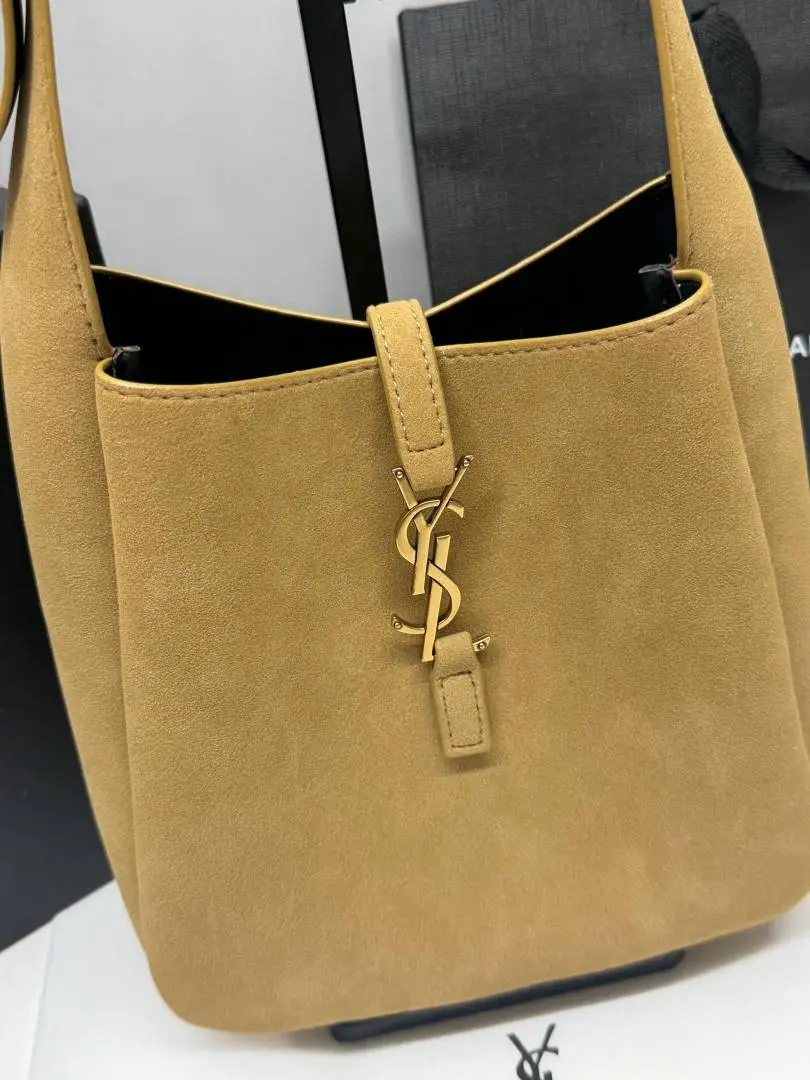Ysl CB Hobo Suede Premium Shoulder Bag With Original Box & CarryBag - Image 8