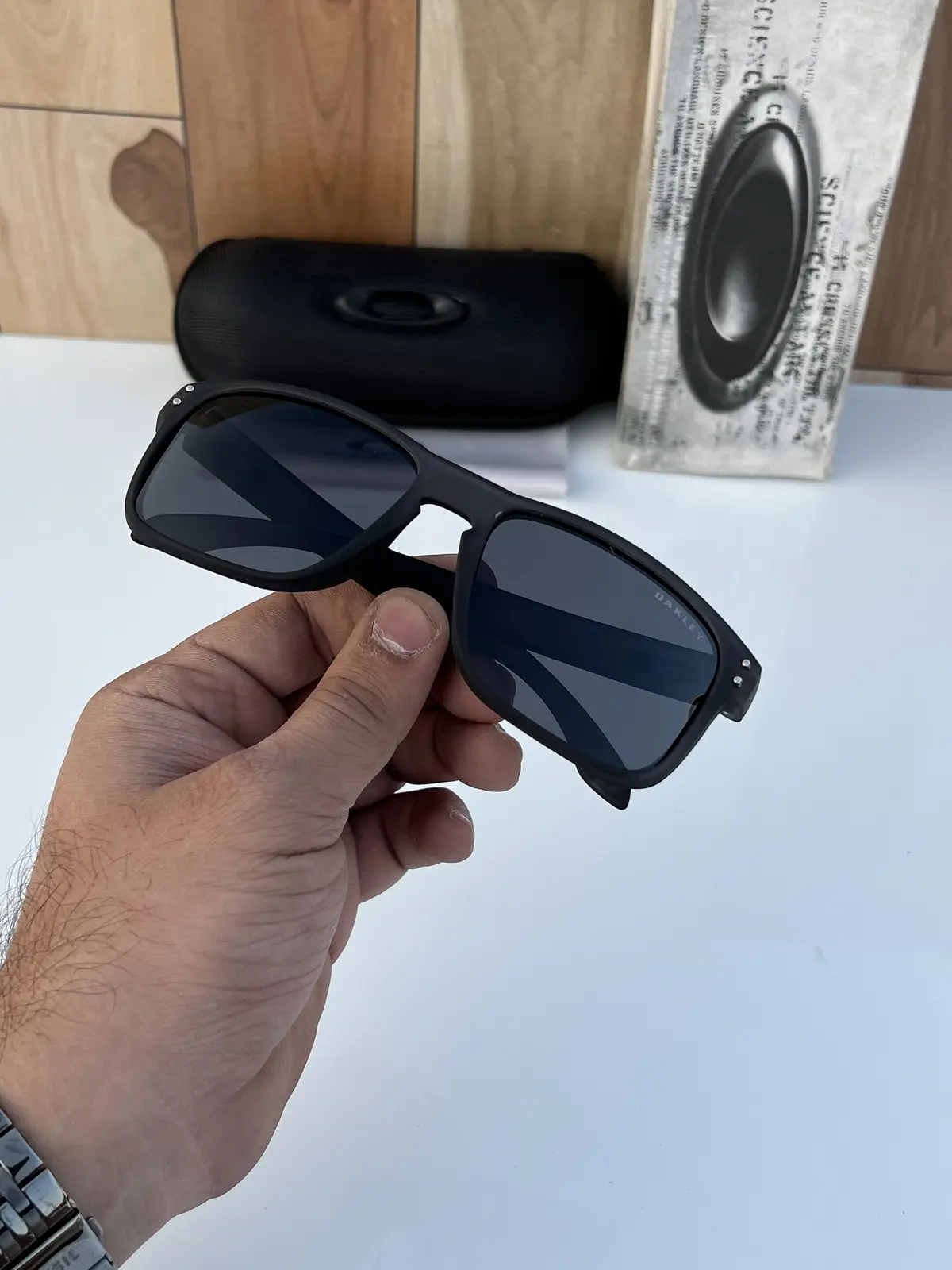 Oakley 3338 black silver - Image 4