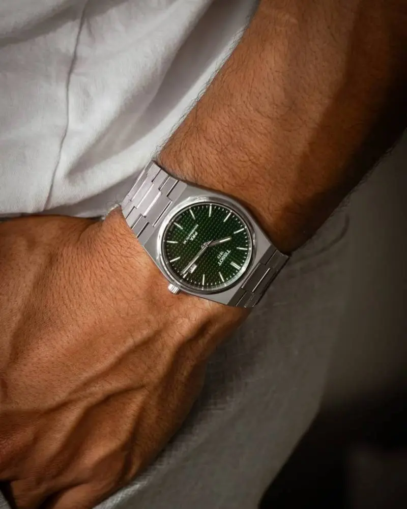 Tissot 1853 Prx Automatic Top Quality Silver-Green - Image 4