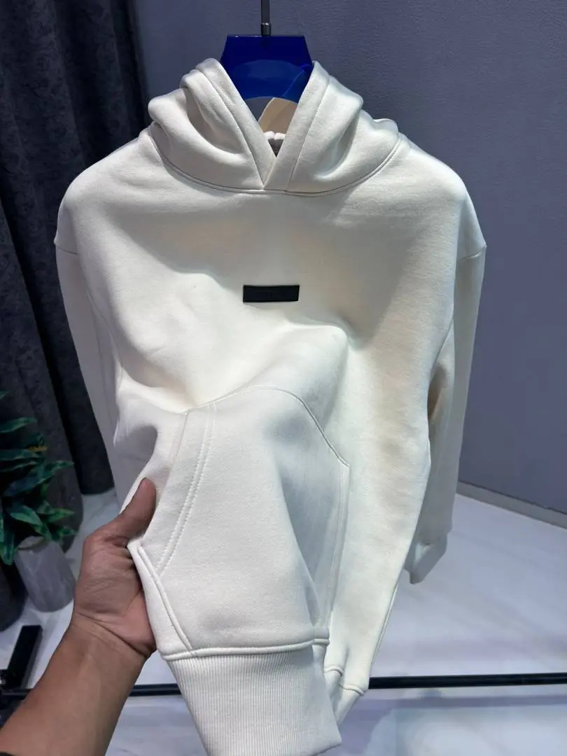 Essentials FEAR OF GOD IMPORTED HOODI CREAM - Image 3