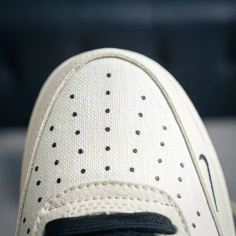 Nike Air force 1 07 Low Violent Bear Joint Linen Beige Black - Image 6