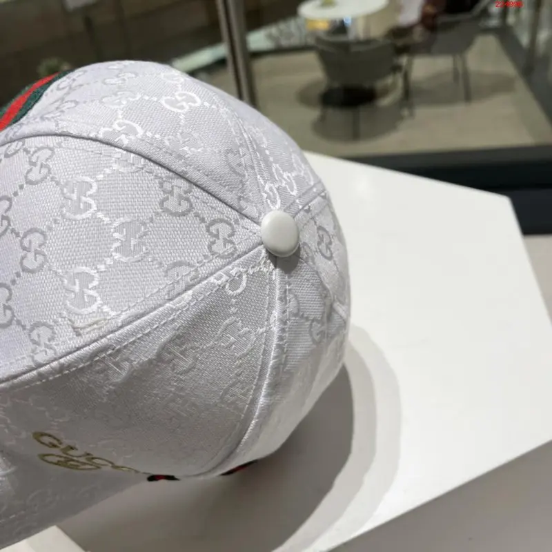 Gucci GG Harmosas White Premium Unisex Cap (With Box) - Image 4