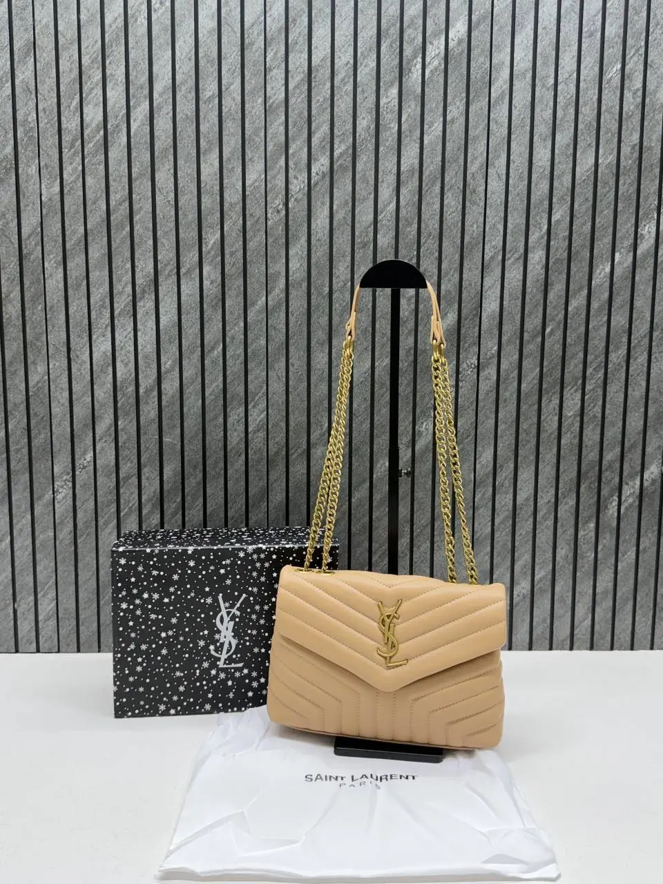 Ysl Lou Lou Medium Size 8802 Shoulder Bag With Original Box & DustCover Packing - Image 6