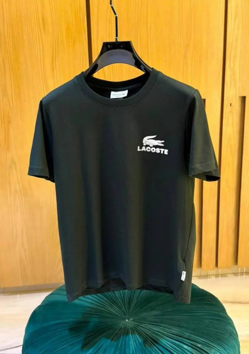 Lacoste IMPORTED STORE ARTICLE T SHIRT GREEN - Image 4