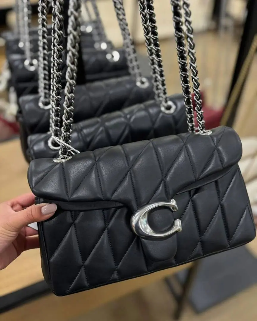 Coach Tabby 26 Black-Silver With Original Box & DustCover - Image 3
