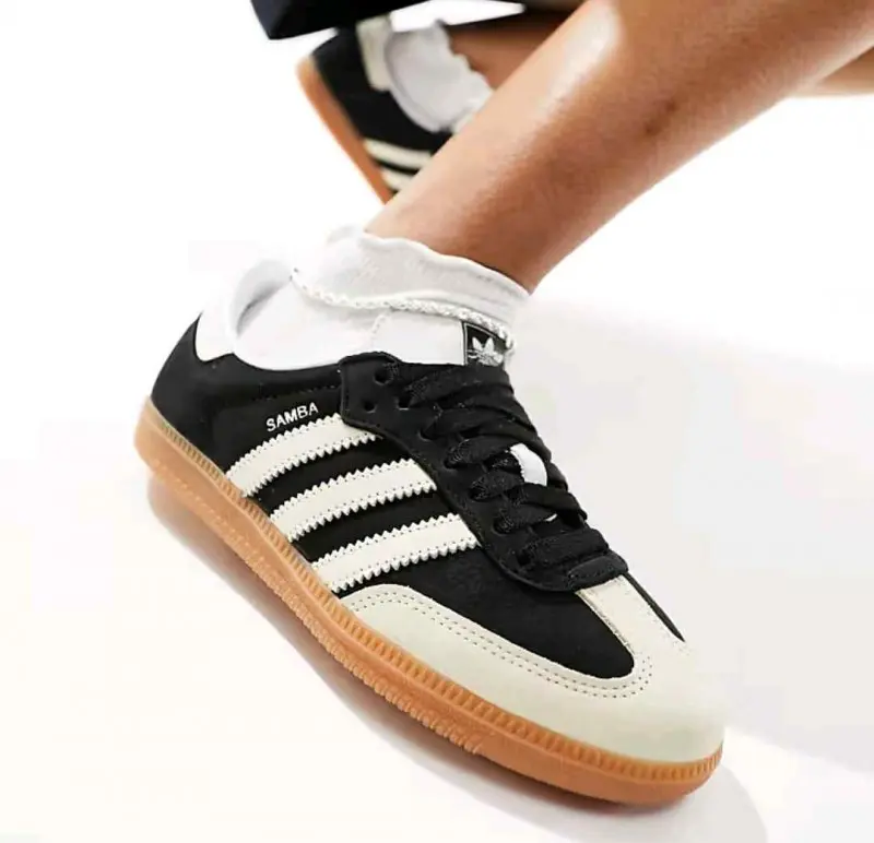 Adidas Samba Core Black Wonder White 1221 - Image 5