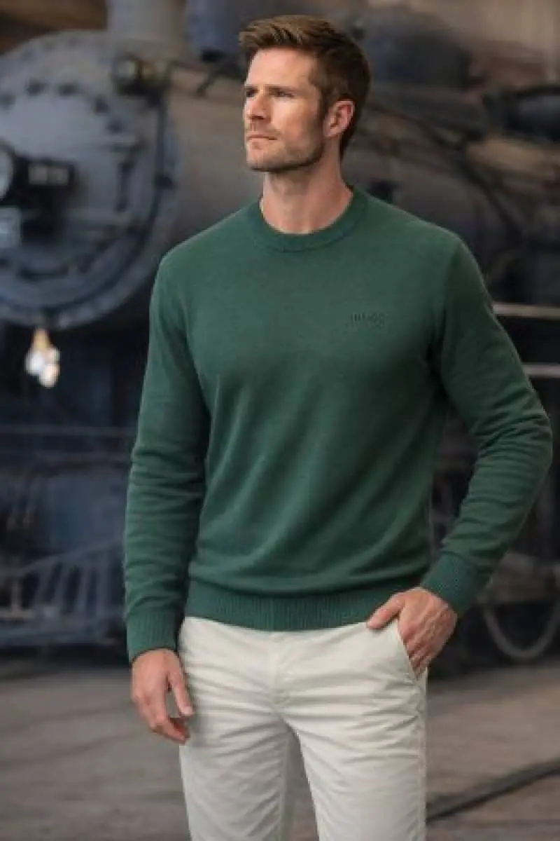 BOSS IMPORTED STORE ARTICLE SWEATER GREEN