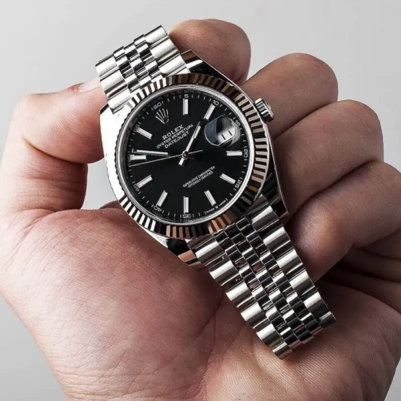 Rolex Oyster perpetual Date just Automatic Steel-Black