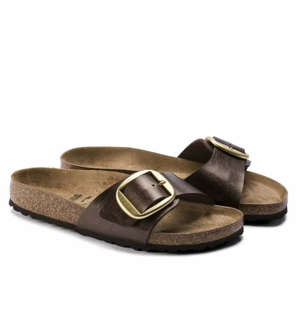 Birkenstock Madrid Big Buckle Brown Womens - Image 2