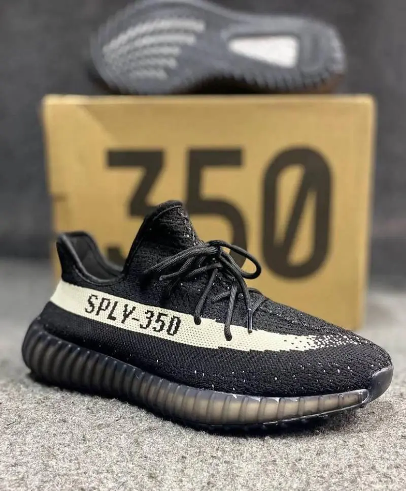 Adidas Yeezy Boost 350 V2 Oreo Black With Full Accessories SEMI UA - Image 4