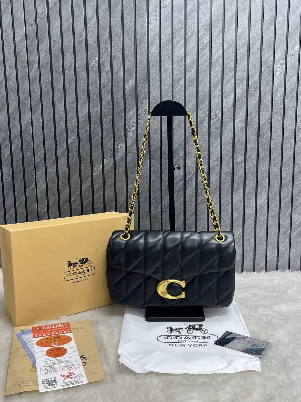 Coach Tabby 26 Quilted ShoulderBag With OriginalBox