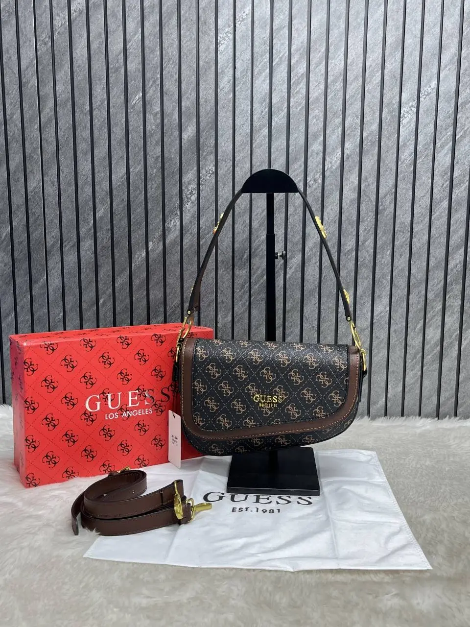 Guess G Dream Flap Shoulder Crossbody Bag With Original Box Dust Cover Premium