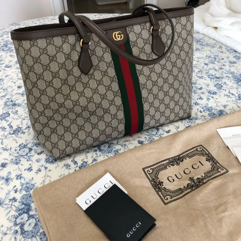 Gucci GG Ophidia Supreme Premium Tote Bag With OG Box & Dust Bag & Tags (Supreme-407) - Image 8