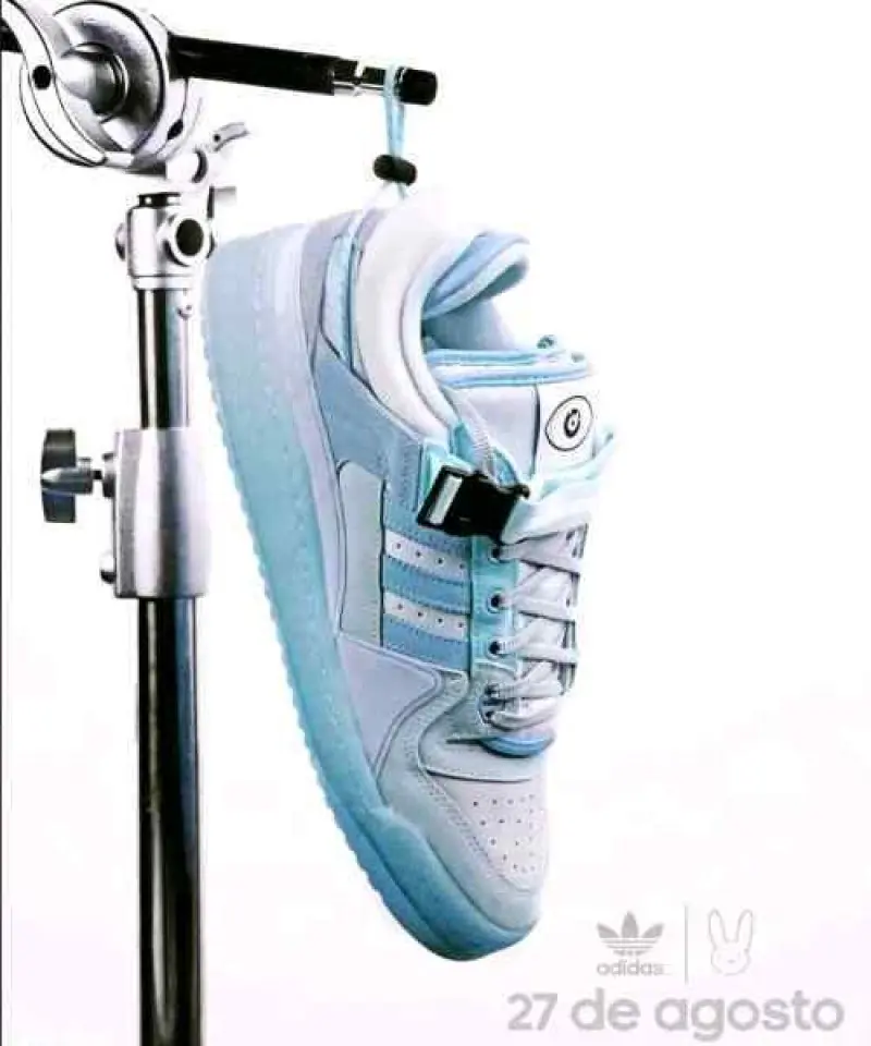 Adidas Fourm Bad Bunny TINT BLUE - Image 3
