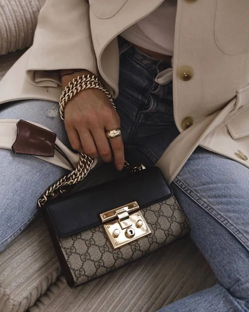 Gucci CB GG Padlock Shoulder Bag With OriginAuldoubleBox Packing DustCover CarryBag - Image 17