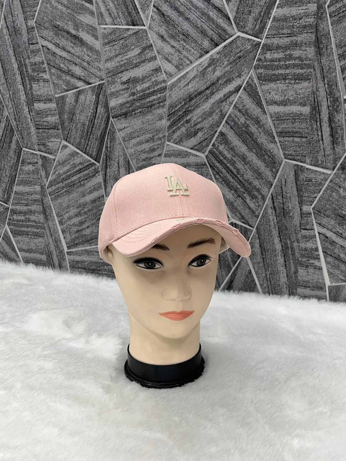 Los Angeles La Dodgers Premium Unisex Cap (With Safety Box) (Pink) - Image 3