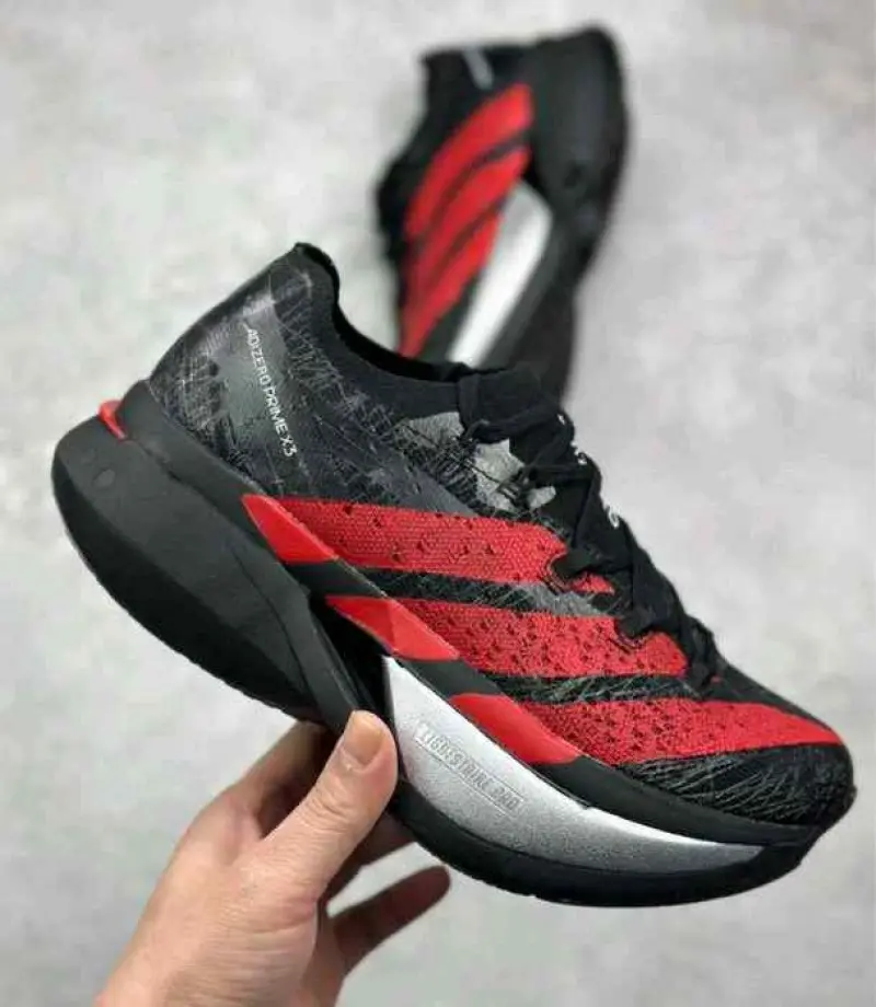 Adidas Adizero Prime X3 Strung Black Red - Image 6